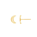 Petite Solid Moon Studs