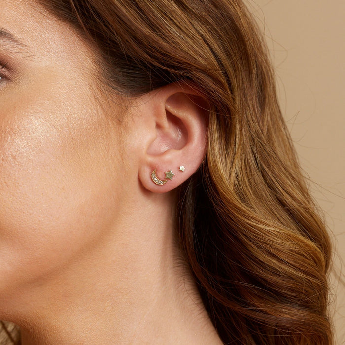 Petite Star Stud Earrings