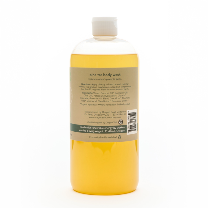 Pine Tar Natural Organic Body Wash