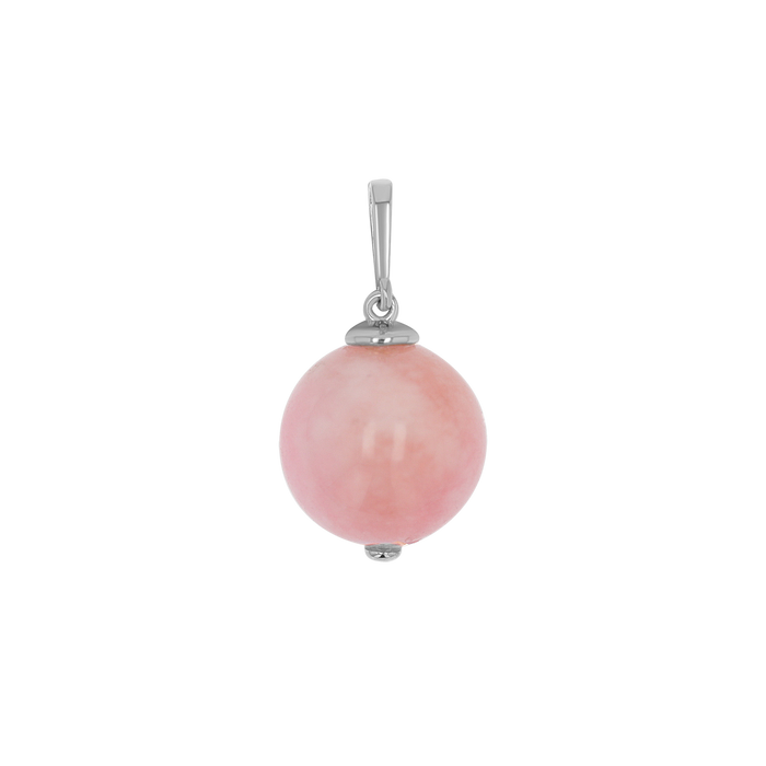 Pink Jade Gumball Charm