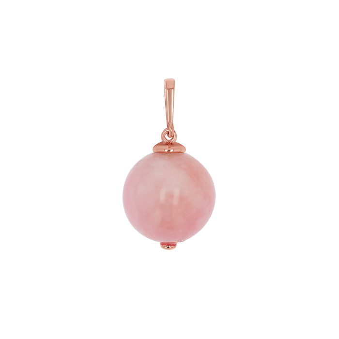 Pink Jade Gumball Charm