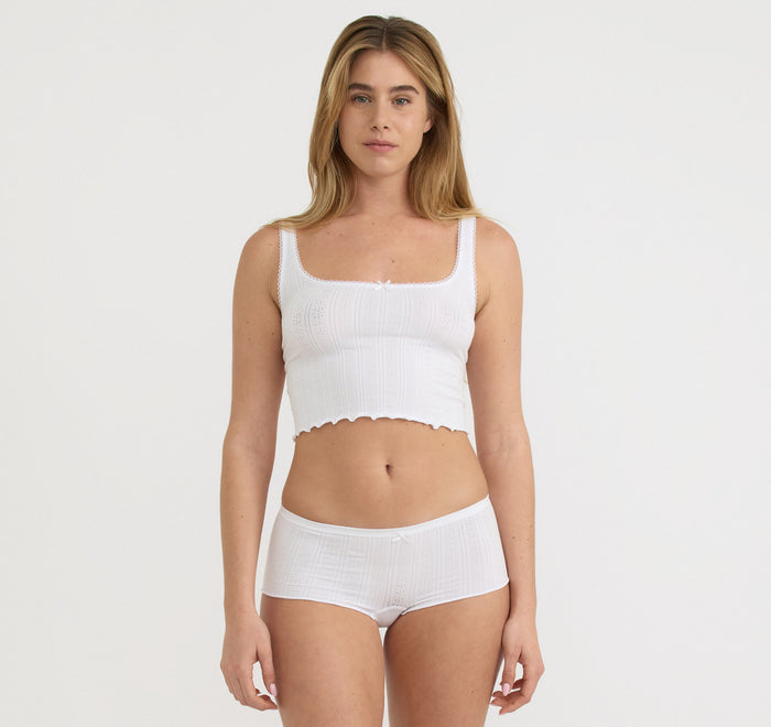 Pointelle Shorty