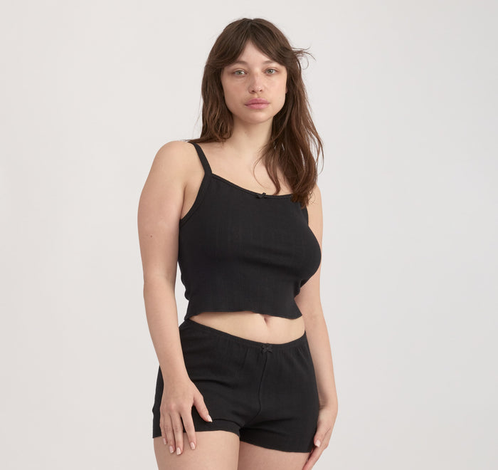 Pointelle Top