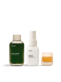 Milder Reiniger, Balancing Gel Cream und Punktuelle Pickel Paste von nkm
