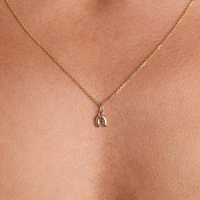 Puff Letter Charm