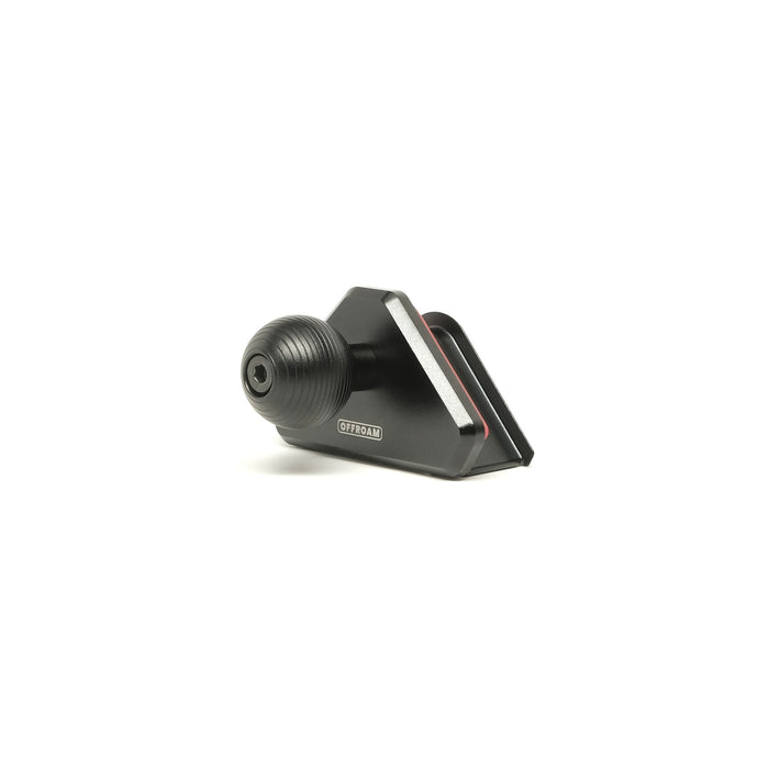 Offroam mounting base designed for Ram 1500 2500 3500 4500 and 5500 models 2019-2026 featuring an integrated 20mm ball. Installs easily to the dashboard without column shifter but with dial shifter.