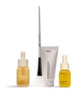 Set von nkm mit 3 Produkten und Maskenpinsel