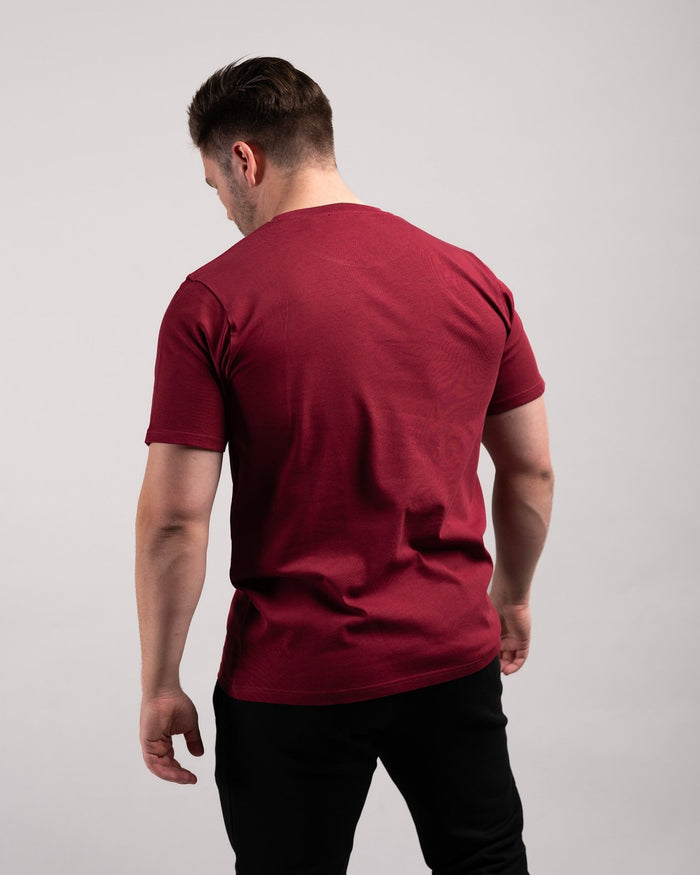 Regular Tee (Burgundy) - HQ Basics - Athletic Aesthetics