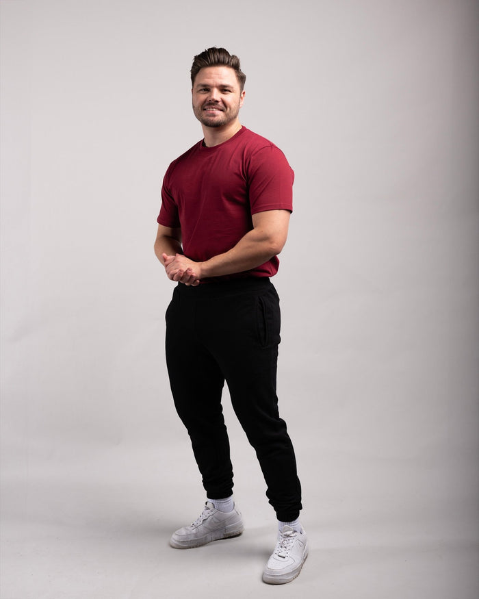 Regular Tee (Burgundy) - HQ Basics - Athletic Aesthetics