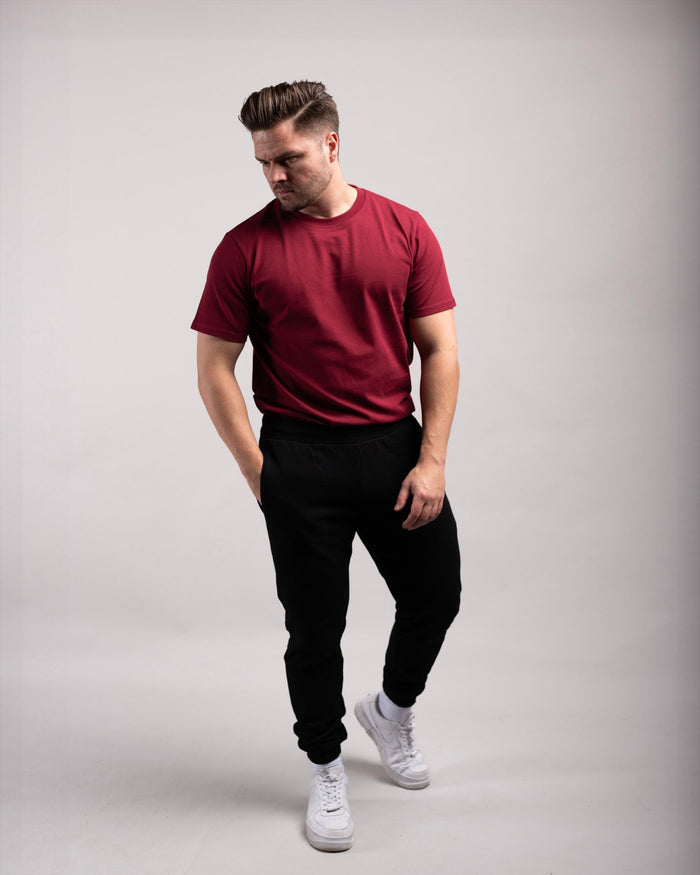 Regular Tee (Burgundy) - HQ Basics - Athletic Aesthetics