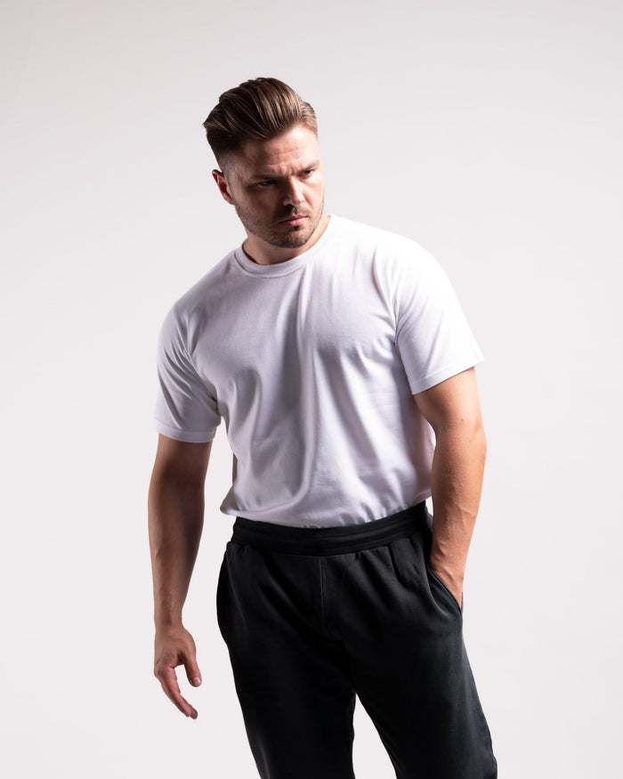 Regular Tee (White) - HQ Basics - Athletic Aesthetics