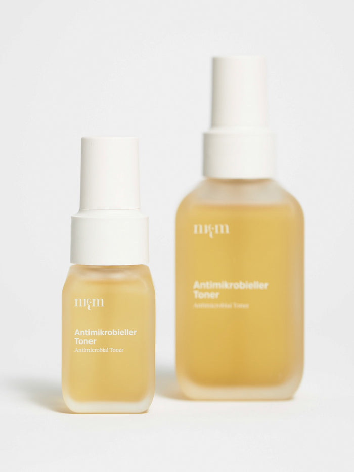 Antimikrobieller Toner in regulärer und Reisegröße