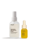 Set von nkm bestehend aus Hydrating Microbiome Drops und 0,3% Retinol Serum