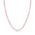 Rose Quartz and Moonstone Beaded Necklace