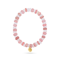 Rose Quartz and Moonstone Stretch Bracelet