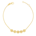 Round Bubble Name Bracelet
