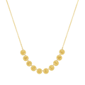 Round Bubble Name Necklace