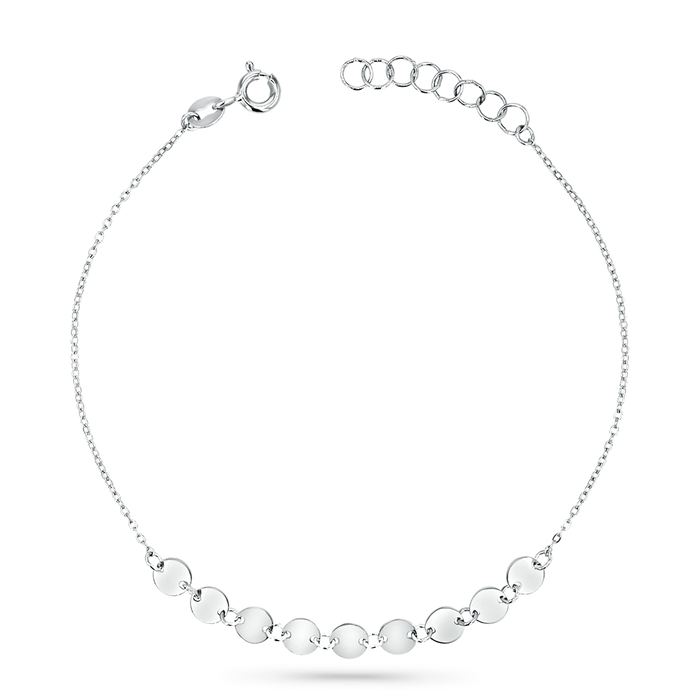 Round Disc Strand Bracelet
