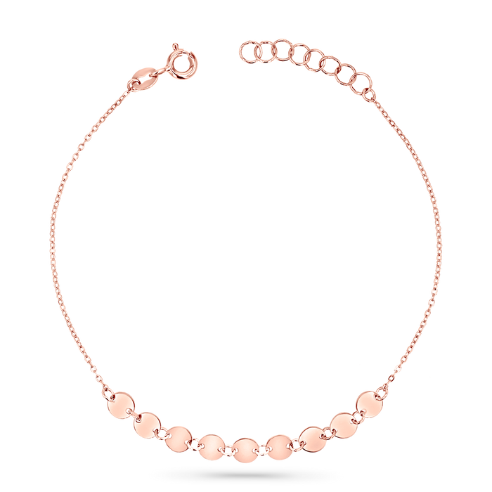 Round Disc Strand Bracelet