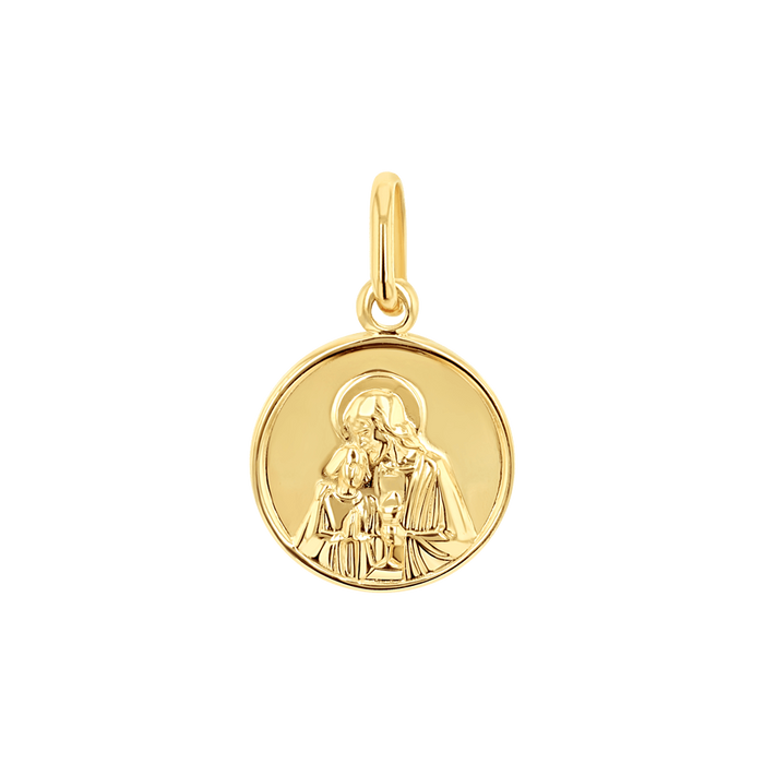 Round Religious Charm