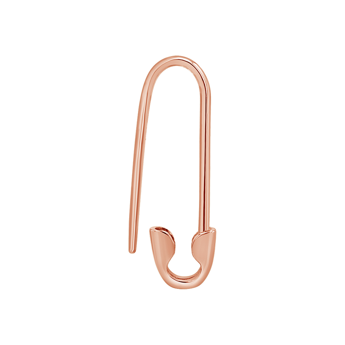 14K Rose Gold / Single
