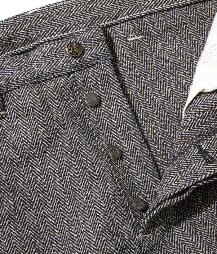 SC42609 FICTION ROMANCE 16.7oz. INDIGO TWEED WORK PANTS - BEIGE