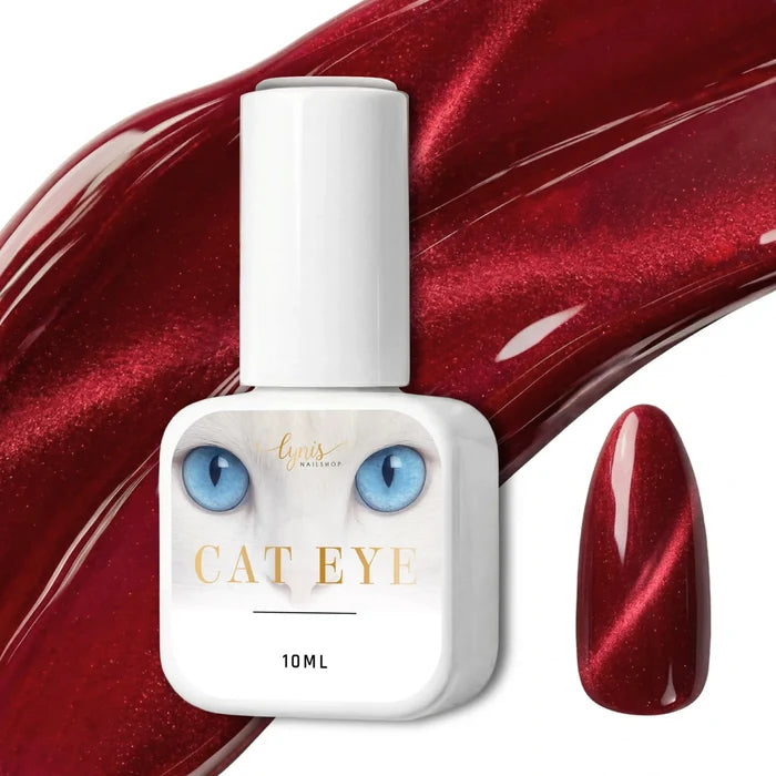 Shellac · Poppy Cat Eye Red 10ml