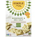Simple Mills Rosemary & Sea Salt Almond Flour Crackers – 4.25 oz