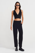 Siyah Cepli Jarse Pantolon-Y263013114