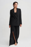 Siyah Şal Yaka Blazer Ceket-Y265015105