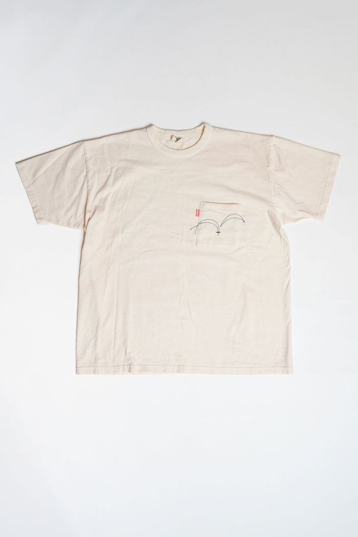 SJPOT01 POCKET TEE - NATURAL