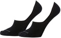 Men's Smartwool No Show 2 Pack Socks in Black from the front view