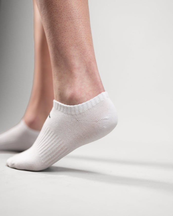 Sneaker Socken / No Show Socks 3er Pack (White) - Athletic Aesthetics