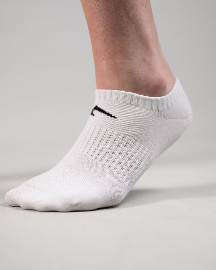Sneaker Socken / No Show Socks 3er Pack (White) - Athletic Aesthetics