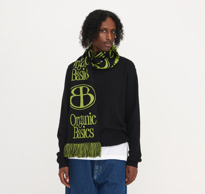 Soft Knit Jacquard Scarf