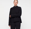 Soft Knit Mock Neck Pullover
