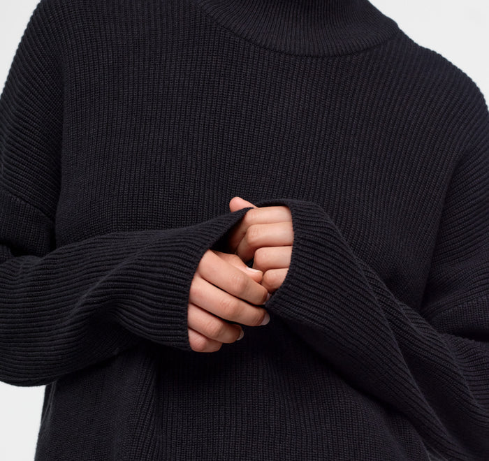 Soft Knit Mock Neck Pullover