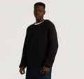 Soft Knit Rib Raglan Sweater