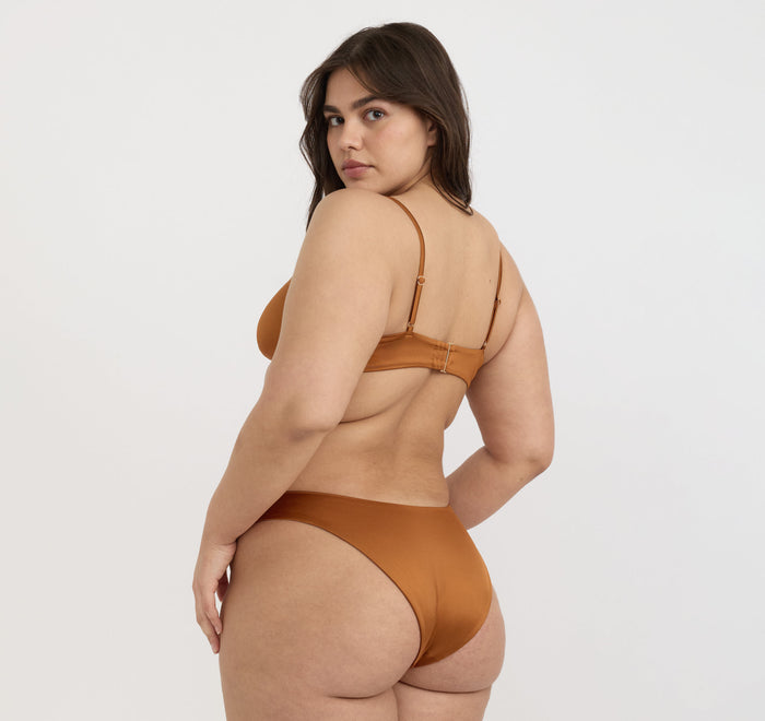 Solar Swim Scoop Neck Bikini Top