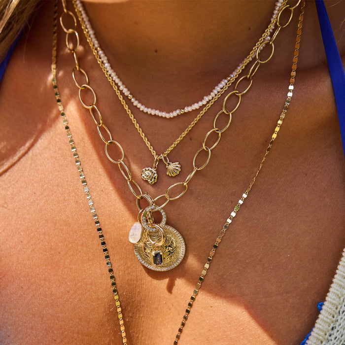 Soleil Scallop Seashell Charm