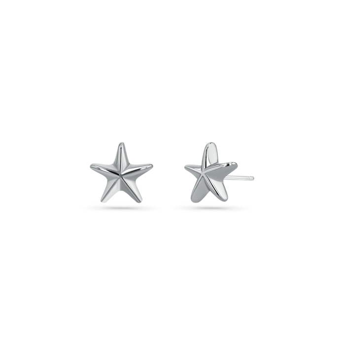 Soleil Star Seashell Stud Earrings