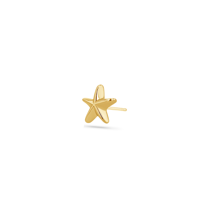 Soleil Star Seashell Stud Earrings