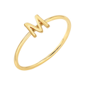 Solid Initial Letter Ring