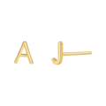 Solid Letter Studs