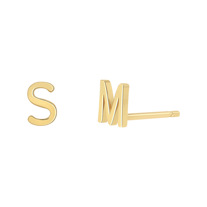 Solid Letter Studs