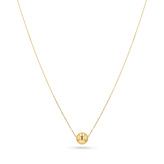 Solitaire Ball Slider Necklace