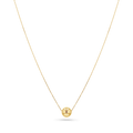 Solitaire Ball Slider Necklace