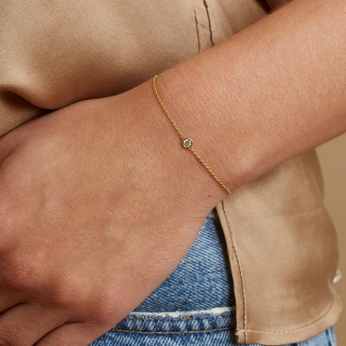 Solitaire Diamond Bracelet