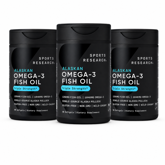 Sports Research Alaskan Omega-3 Fish Oil, Triple Strength – 2-Pack image 4
