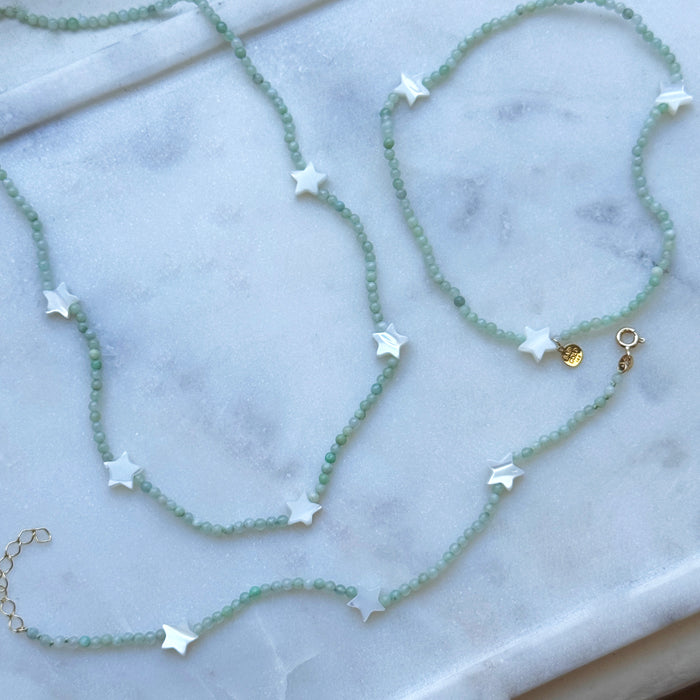 Starlust Stretch Bead Anklet